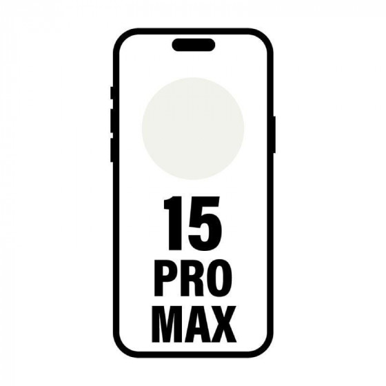 Smartphone apple iphone 15 pro max 256gb/ 6.7'/ 5g/ titanio blanco
